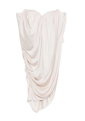 Giuseppe Di Morabito ruched draped top - White