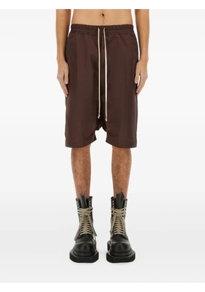 Rick Owens Rick's Pods drawstring pocket shorts - Brown