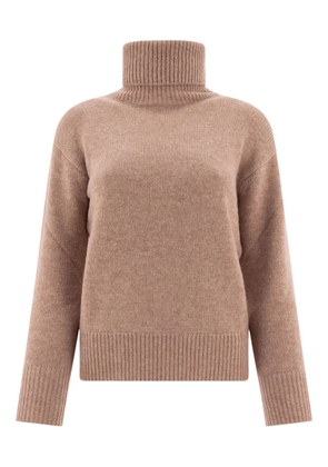 Ines De La Fressange ribbed turtleneck sweater - Neutrals
