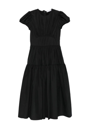 Cecilie Bahnsen tiered puff-sleeve dress - Black