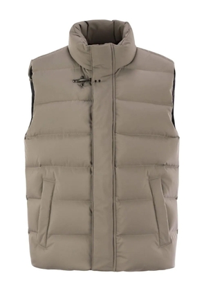 Fay quilted gilet - Brown