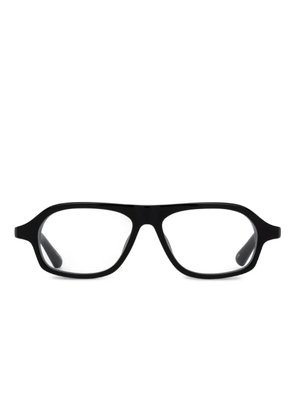 Jacquemus geometric-frame glasses - Black