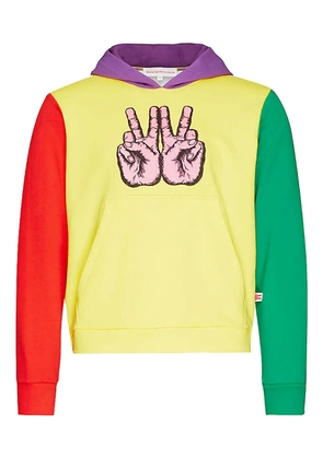 Walter Van Beirendonck W-Peace hoodie - Yellow