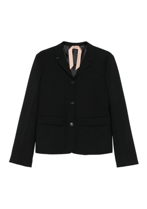 Nº21 pinstripe three-button blazer - Black