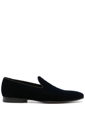 Tagliatore slip-on velvet loafers - Blue