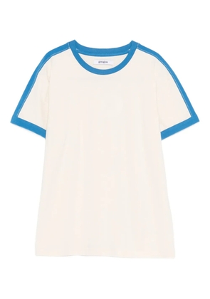 Gimaguas contrast trim T-shirt - White