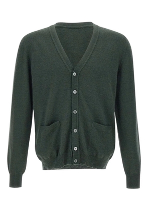 Gran Sasso merino cardigan - Green