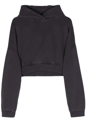 ENTIRE STUDIOS Heavy cropped hoodie - Blue