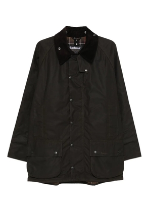 Barbour button-up corduroy-collar coat - Brown