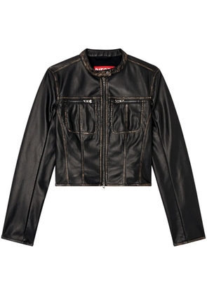 Diesel G-Lobe biker jacket - Black
