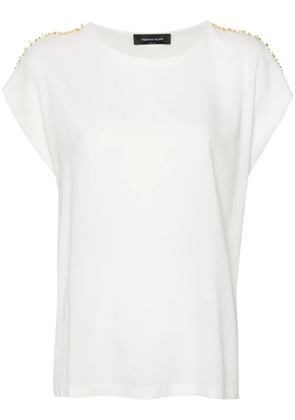 Fabiana Filippi bead-embellished blouse - Neutrals
