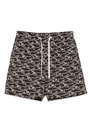 Paul & Shark printed swim shorts - Black