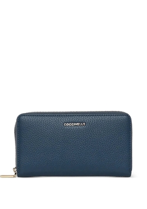 Coccinelle zip-fastening leather wallet - Blue