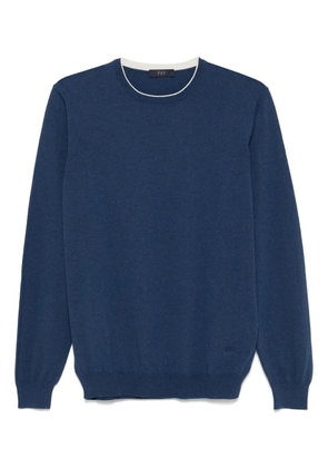 Fay fine-knit top - Blue