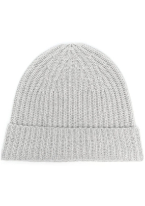 Lisa Yang ribbed-knit cashmere beanie - Grey