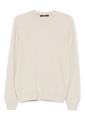 SAPIO ribbed crewneck sweater - Neutrals