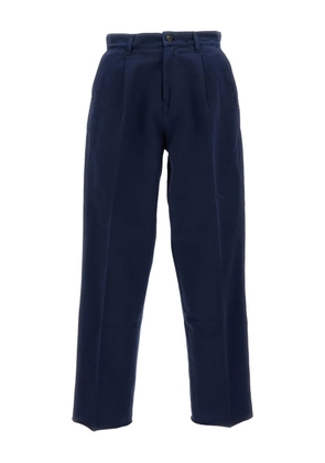Fay pressed-crease trousers - Blue