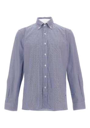 Fay pinstripe cotton shirt - Blue