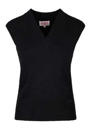 MC2 Saint Barth v-neck sleeveless top - Black