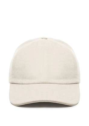 Eleventy wool blend baseball cap - Neutrals