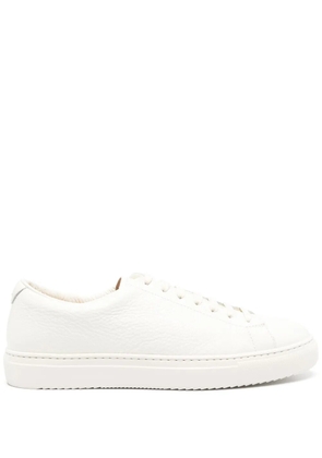 Doucal's leather sneakers - White
