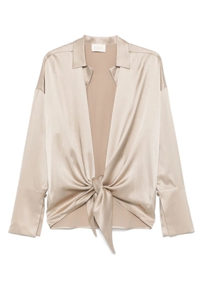 Danamé satin blouse - Neutrals