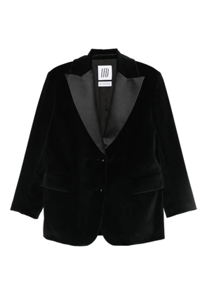 Les Filles d'Eva shawl-lapels pocketed blazer - Black