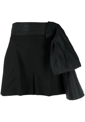 Alexander McQueen bow-detail tailored shorts - Black