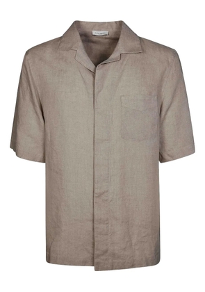 Paolo Pecora short-sleeve pocket shirt - Neutrals