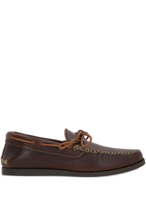 Yuketen Canoe boat shoes - Brown