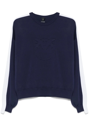 PINKO logo-embossed sweater - Blue