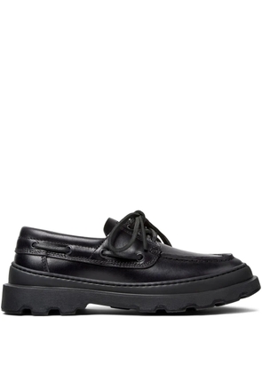 Camper leather lace-up loafers - Black