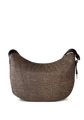 Borbonese small Luna shoulder bag - Brown