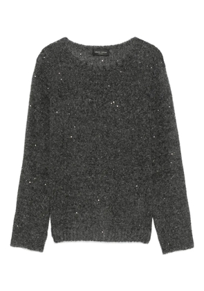 Roberto Collina sequin-embellished sweater - Grey