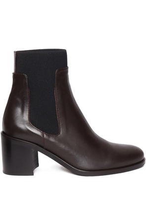 Via Roma 15 leather boots - Brown