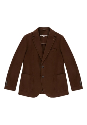 Circolo 1901 single-breasted blazer - Brown