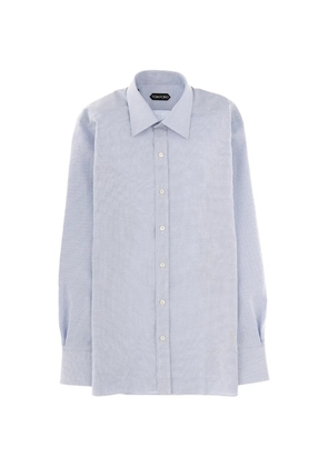 TOM FORD cotton shirt - Blue