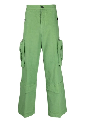 Winnie NY layered cotton cargo trousers - Green
