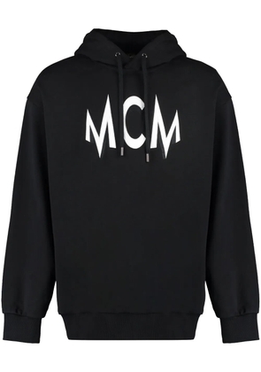 MCM intarsia-logo hoodie - Black
