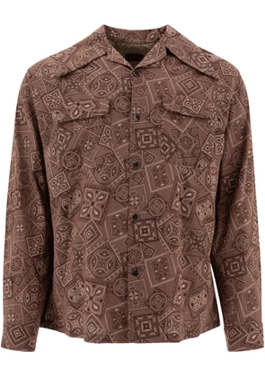 KAPITAL Cookie shirt - Brown