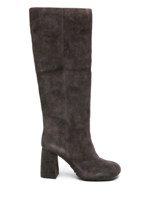 Ash 90mm Eliah block-heel knee-high boots - Brown
