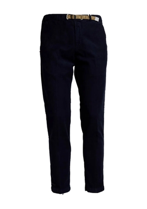 White Sand elasticated-waistband trousers - Blue