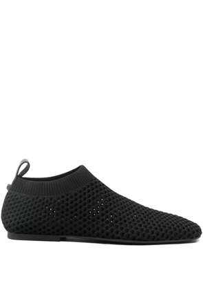 Ash Baby square-toe ballet flats - Black