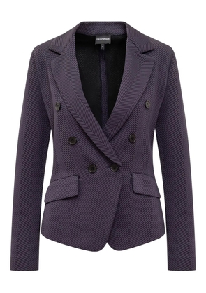 Emporio Armani single-breasted blazer - Blue