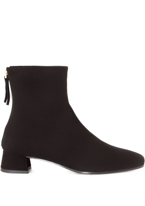 Roberto Festa 40mm zip-back suede boots - Black