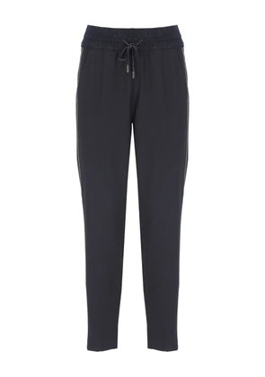 PANICALE rhinestone-embellished trousers - Blue