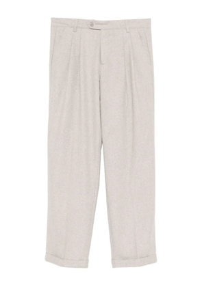 MARSEM pleated felt trousers - Neutrals