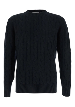 Kangra cable-knit crew-neck sweater - Black