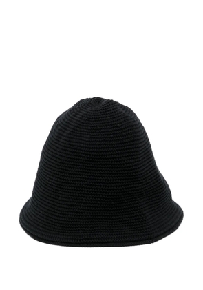 TEAM WANG design Choices knitted bucket hat - Black