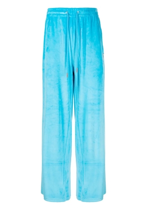 TEAM WANG design Stay For The Night straight-leg trousers - Blue